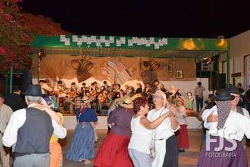 Noche de los Finaos en el Valle de los Nueve Bajo (Foto Francisco Javier Santana)